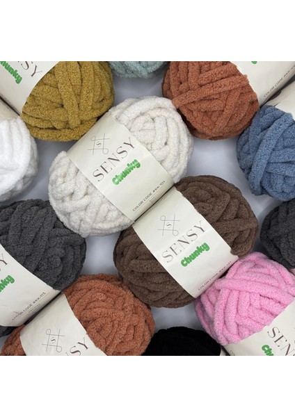 Chunky El Örgü Ipliği 200 gr Parmak Örgü Ipi Tığsız Şişsiz El ile Örgü Ipi Battaniye Ipi Parmak Örgü Ipliği