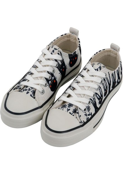 Kadın Vegan Beyaz Sneakers - Line Of Rabbits Tasarım