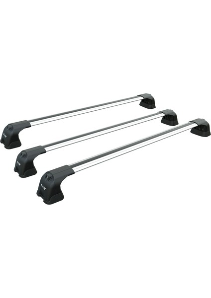 Chevrolet N400 2019-2025 Roof Rack Cross Bars Metal Bracket Fix Point 3 Qty. Alu Gri