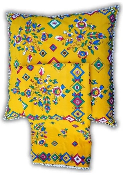 Etnik Minder Kılıfı 80X80, 6 Renk Seçeneği