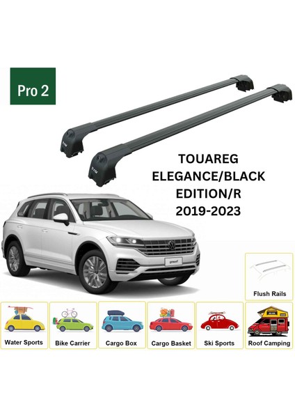 Volkswagen Touareg 2019-2023 Portbagaj Taşıyıcı Ara Atkisi - Ara Çubuk Paw Pro 2 Siyah fiyatları