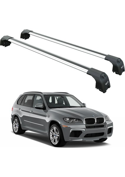 Bmw X5 (E70) 2007-2014 Portbagaj Taşıyıcı Ara Atkisi - Ara Çubuk Paw Pro 2 Gri