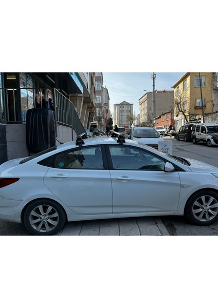 Hyundai Accent 2018-2025 Oluksuz Üst Tavan Portbagaj Taşıyıcı Ara Atkısı Toros Serisi Pro 4 Gri indirimleri