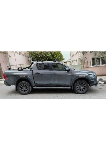 Toyota Hilux Mk9 Kasa Üstü Taşıyıcı Bar Fix Pro 2019- Sonrası Gri modelleri