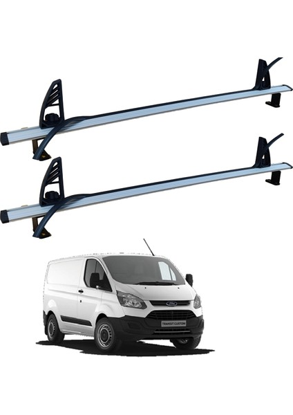 Ford Transit Custom 2013-2023 Araç Üstü Merdiven Sabitleyici, Yük Taşıma Sistemleri Pratik Seri 2 Adet