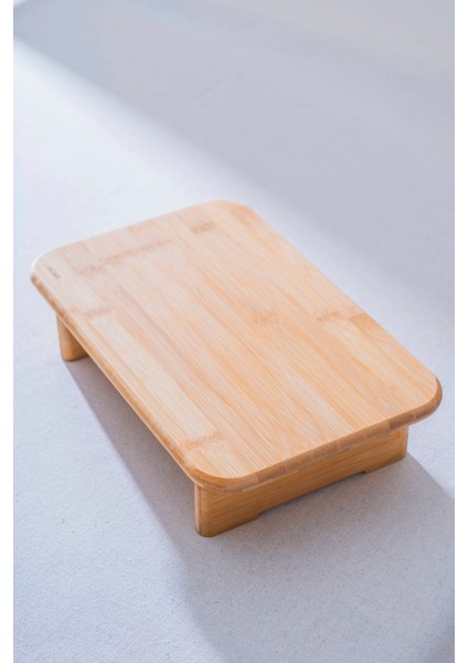 Bambu Ayaklı Dikdörtgen Sunumluk - 34.5 cm