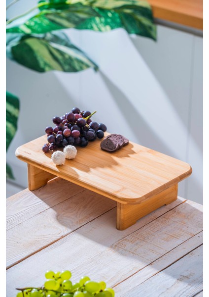 Bambu Ayaklı Dikdörtgen Sunumluk - 34.5 cm modelleri