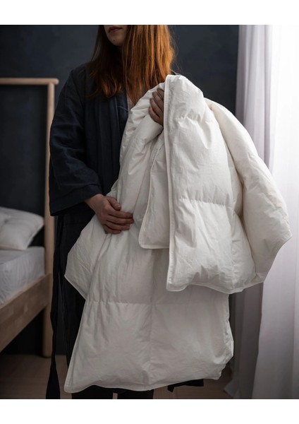 Fjällarnıka Yorgan Beyaz Çift Kişilik 200 x 200 cm Sıcak Tutar Makinede Yıkanabilir fiyatları