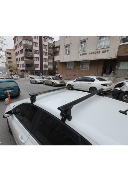 Volkswagen Polo 5d 2018-2025 Oluksuz Üst Tavan Portbagaj Taşıyıcı Ara Atkısı Toros Serisi Pro 4 Gri fırsatları