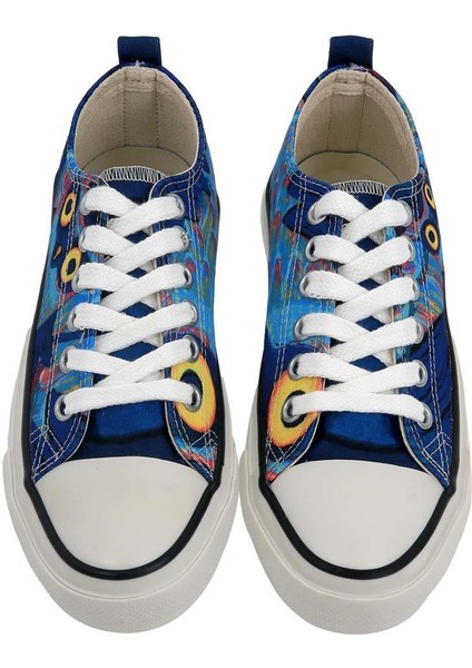Kadın Vegan Lacivert Sneakers - Feathers Of The Owl Tasarım fiyatları