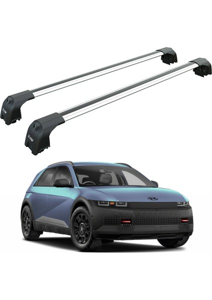 Hyundai Ioniq 5 2025-2026 Portbagaj Taşıyıcı Ara Atkisi - Ara Çubuk Paw Pro 2 Gri