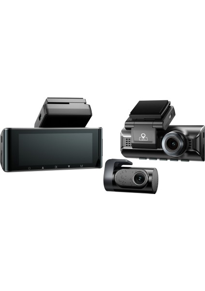 Azdome M550 Pro 4K Çift Kameralı Araç Kamerası Wifi, Gps, Gece Görüşü, Park Modu Azdome Türkiye Garantili modelleri