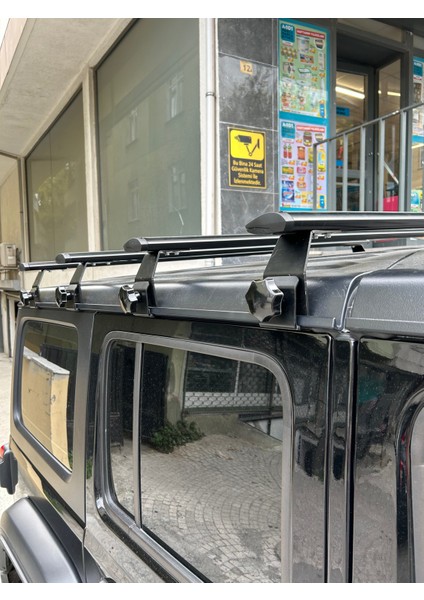 Jeep Gladiator Jt 2020-2025 Yagmur Oluklu Üst Tavan Taşıyıcı Ara Atkısı Siyah fırsatları