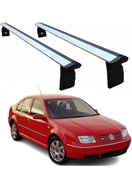 Volkswagen Bora 1998-2005 Ara Atkısı Tavan Taşıyıcı Bar Toros Fix Pro Gri