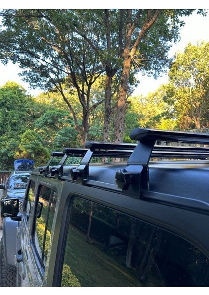 Jeep Cherokee Xj Aleminium Tavan Taşıyıcı Ara Atkısı Sistemleri, Rain Gutter Gri 1984-2002 modelleri