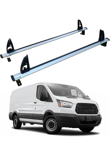 Ford Transit 2014-2025 Araç Üstü Merdiven Sabitleyici, Yük Taşıma Sistemleri Pratik Seri 2 Bar