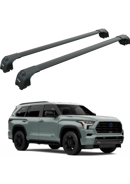 Toyota Sequoia 2023-2025 Portbagaj Taşıyıcı Ara Atkisi - Ara Çubuk Paw Pro 2 Siyah