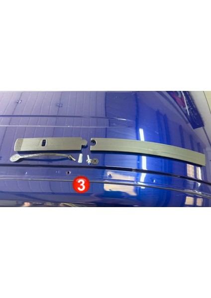 Ford Transit Connect Uzun Şase 2013-2024 Araç Üstü Alüminyum Tavan Yan Rayları Plus Serisi - Siyah modelleri