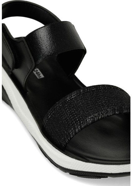 TRV2586.Z4FX Siyah Kadın Comfort Sandalet