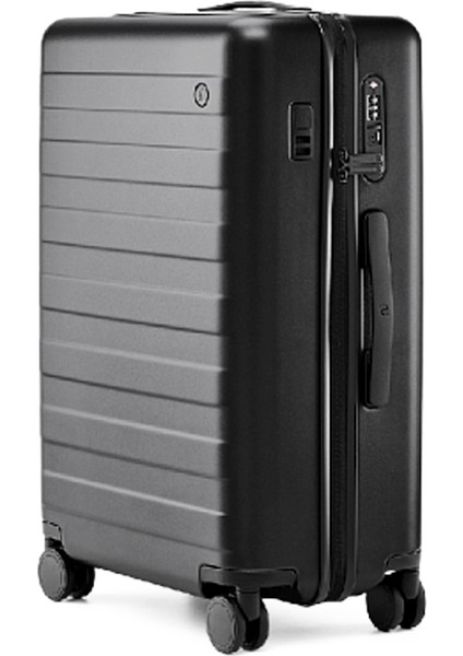 Nınetygo Rhine Pro-Plus 29" Trunk Black- Rhine Pro Plus Koleksiyonu | Sert Kapaklı 29 Inç USB Bağlantı Çift Döner Tekerlekli Büyük Bagaj, Patlamaya Dayanıklı Fermuar, Sert Pc Bavul fiyatları
