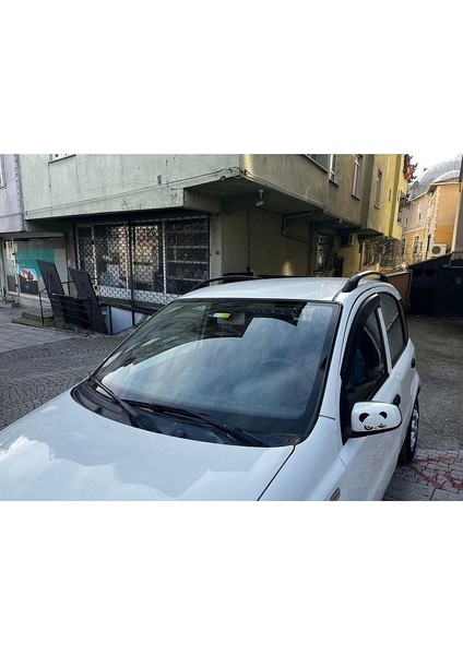 Fiat Panda 169 Üst Tavan Çıtası Taşıyıcı Bar Plus 2002-2012 Siyah modelleri