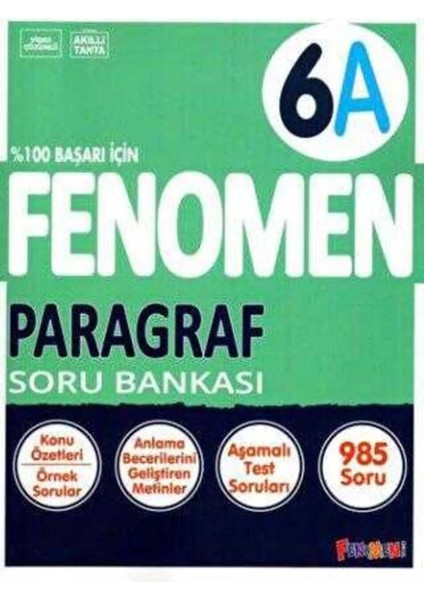 6.sınıf Paragraf (A) Soru Bankası