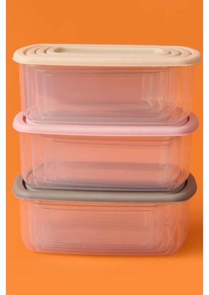 4'lü Dikdörtgen Easy Saklama Kabı Seti fırsatları