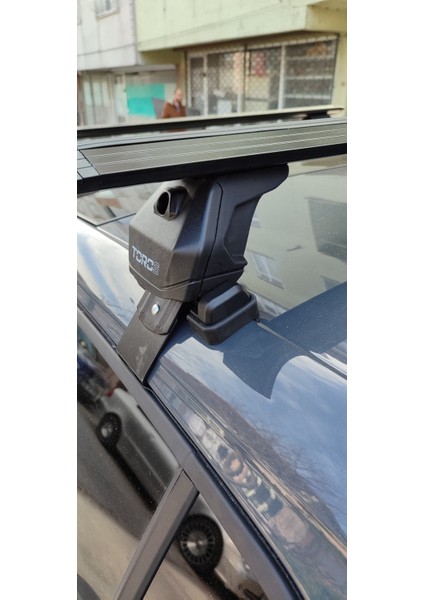 Volkswagen Golf Mk8 2020- Up Oluksuz Üst Tavan Portbagaj Taşıyıcı Ara Atkısı Toros Serisi Pro 4 Gri fırsatları