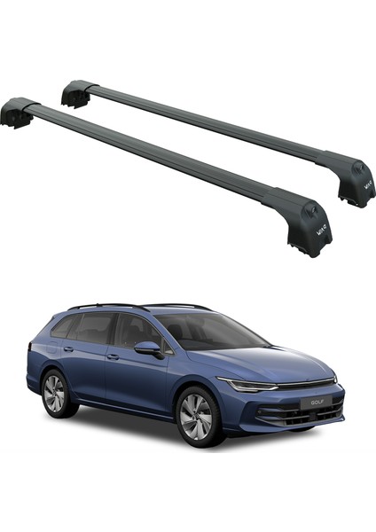 Volkswagen Golf Alltrack 2020-2025 Portbagaj Taşıyıcı Ara Atkisi - Ara Çubuk Paw Pro 2 Pro 2 Siyah