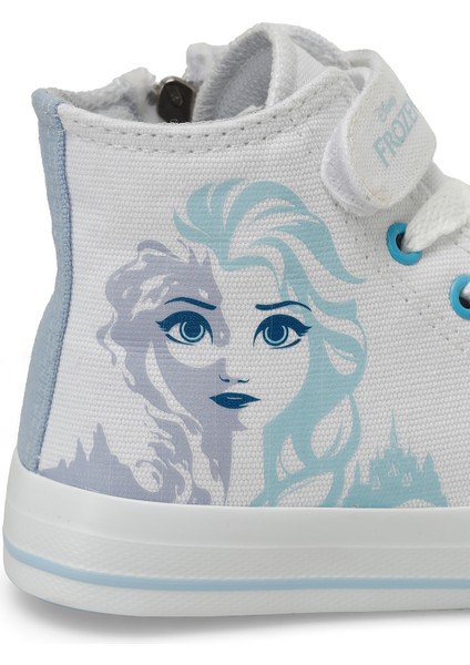 YEDIZ.F4FX Beyaz Kız Çocuk High Sneaker
