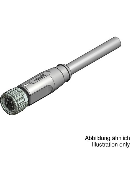 M8 4 Pinli 5m Kablolu Düz Konnektör 42-10034 Conec fırsatları