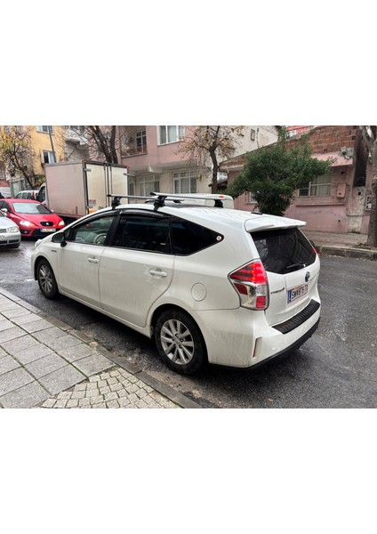 Toyota Prius 2009-2012 Oluksuz Üst Tavan Portbagaj Taşıyıcı Ara Atkısı Toros Serisi Pro 4 Siyah indirimleri