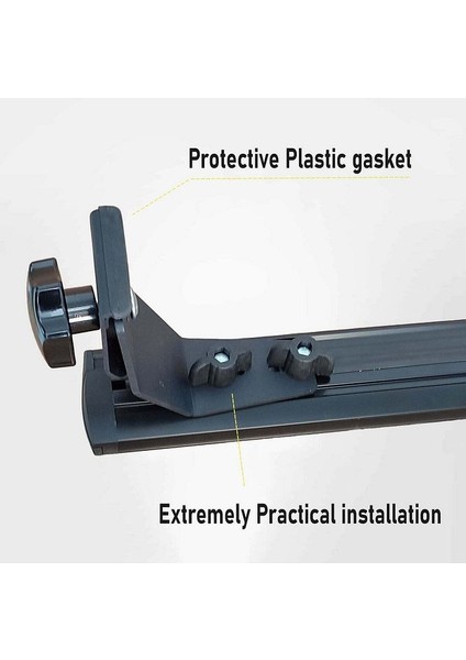 Nissan Patrol Y61 Aleminium Tavan Taşıyıcı Ara Atkısı Sistemleri, Rain Gutter Gri 1997-2013 modelleri