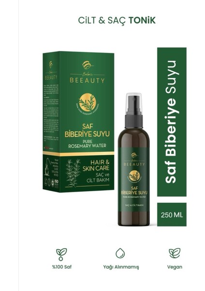 Saf Biberiye Hidrosolü 250 ml