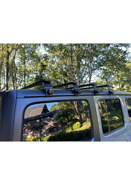 Jeep Wrangler Jk 2007-2018 Yagmur Oluklu Üst Tavan Taşıyıcı Ara Atkısı Paw Gri fırsatları