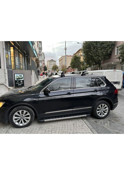 Volkswagen Tiguan 2015-2020 Oluksuz Üst Tavan Portbagaj Taşıyıcı Ara Atkısı Toros Serisi Pro 4 Siyah fırsatları