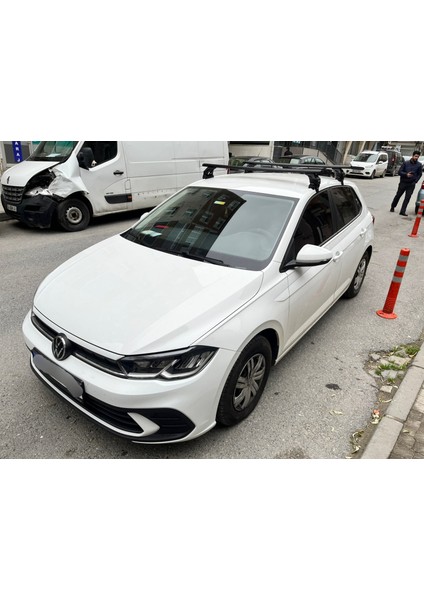 Volkswagen Polo 5d 2014-2018 Oluksuz Üst Tavan Portbagaj Taşıyıcı Ara Atkısı Toros Serisi Pro 4 Gri indirimleri