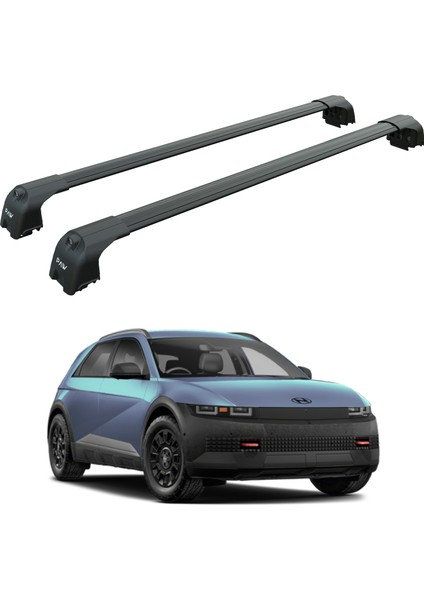 Hyundai Ioniq 5 2025-2026 Portbagaj Taşıyıcı Ara Atkisi - Ara Çubuk Paw Pro 2 Siyah