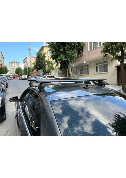 Volkswagen Jetta 2005-2011 Oluksuz Üst Tavan Portbagaj Taşıyıcı Ara Atkısı Toros Serisi Pro 4 Gri fırsatları