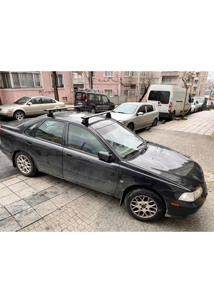Volvo S40 2003-2012 Portbagaj Taşıyıcı Ara Atkısı Tavan Sistemleri Toros Fix Pro Gri modelleri