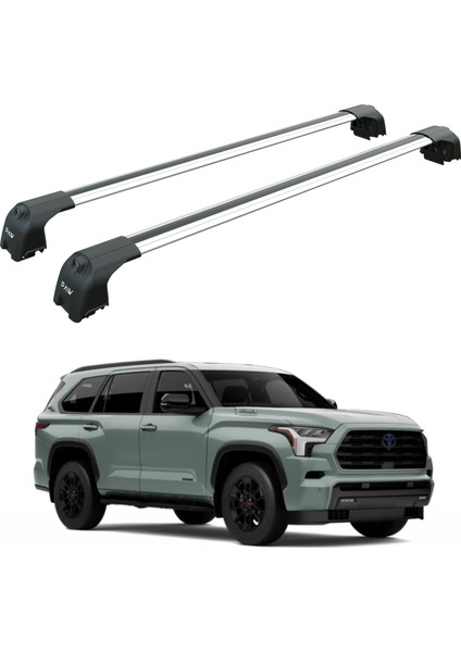 Toyota Sequoia 2023-2025 Portbagaj Taşıyıcı Ara Atkisi - Ara Çubuk Paw Pro 2 Gri