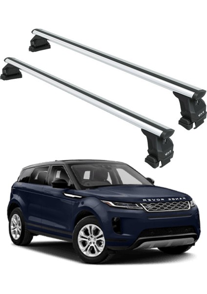 Land Rover Evoque L551 2019-2025 Oluksuz Üst Tavan Portbagaj Taşıyıcı Ara Atkısı Toros Serisi Pro 4 Gri