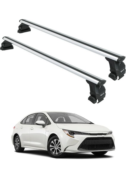 Toyota Corolla Sedan 2018-2025 Oluksuz Üst Tavan Portbagaj Taşıyıcı Ara Atkısı Toros Serisi Pro 4 Gri