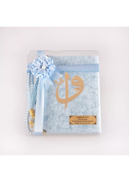 Tesbih + Yasin Hediye Seti (Çanta Boy, Elifvav, Raşel, Bebe Mavi)