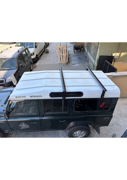 Land Rover Defender 110 1993-2020 Yagmur Oluklu Üst Tavan Taşıyıcı Ara Atkısı Paw Siyah indirimleri