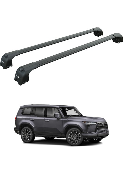 Lexus Gx 550 2024-2025 J250 Portbagaj Taşıyıcı Ara Atkisi - Ara Çubuk Paw Pro 2 Siyah