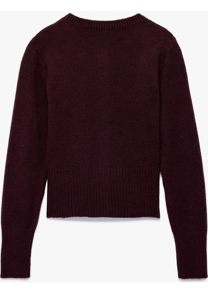 Düğmeli Uzun Kollu Bisiklet Yaka Triko Hırka fırsatları