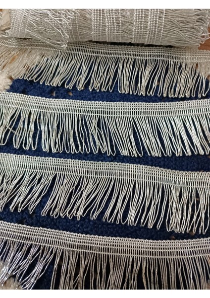 Parlak Gümüş Renk Püskül Saçak ( 5 cm ) fiyatları