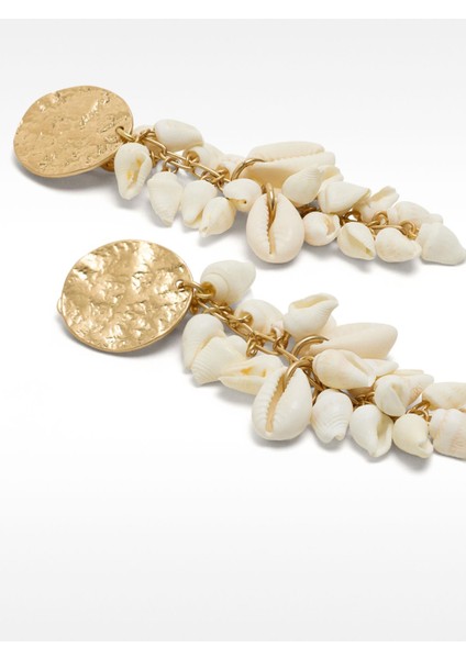 Deniz Kabuklu Uzun Küpeler modelleri