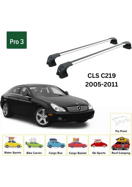 Mercedes Benz Cls C219 2005-2011 Portbagaj Taşıyıcı Ara Atkı Aparatı Paw Pro 3 Gri fiyatları
